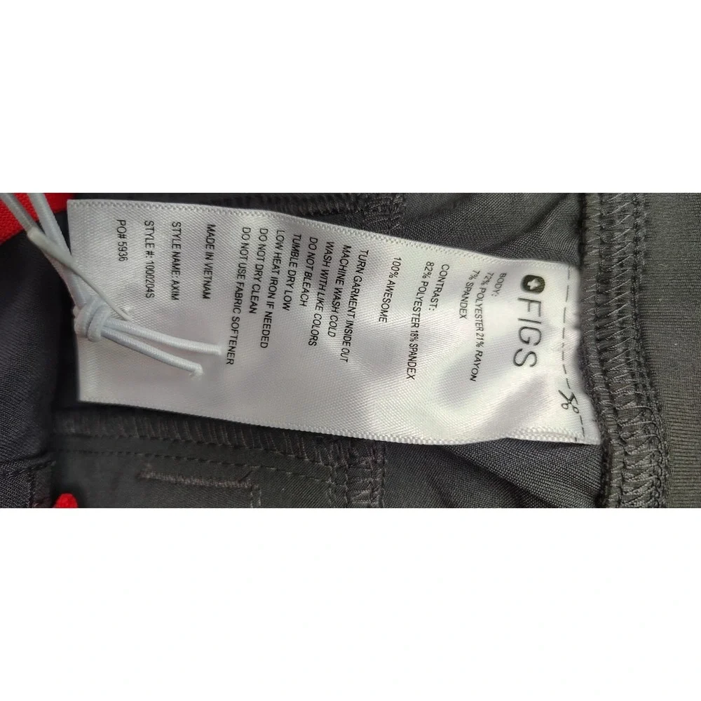 FIGS M Axim Cargo Scrub Pants Medical Doctor Nurse Elastic‎ Waist MS
